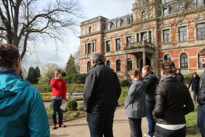 guided tour through the castle's park
