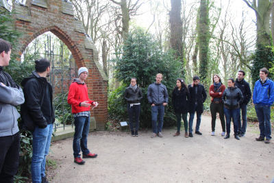 guided tour through the castle's park