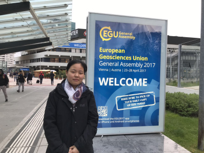 Xueqin Zhao at EGU General Assembly 2017