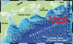 Nankai Trough Survey Area