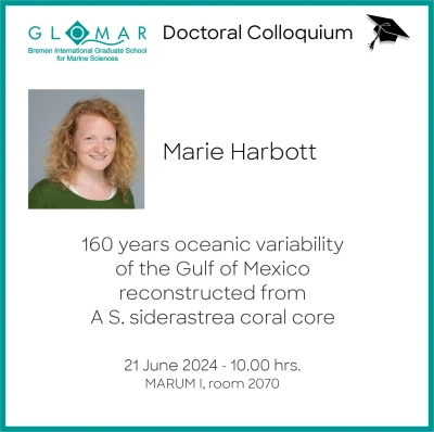 Announcement of Doctoral Colloquium of Marie Harbott