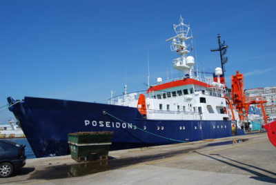 Das Forschungsschiff POSEIDON Foto: MARUM - Zentrum für Marine Umweltwissenschaften, Universität Bremen